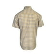 thumbnail image 3 of Columbia Men's Raw Yellow Brown Multi Plaid Rapid Rivers II S/S Shirt (715), 3 of 12