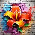 thumbnail image 1 of Pintura de diamante 5D DIY Kit completo de flores de taladro redondo Decoración del hogar Artesanía, 1 of 9