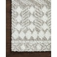 thumbnail image 6 of Loloi Bliss Shag Grey / White 9'-3" x 13' Area Rug, 6 of 6
