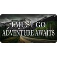 thumbnail image 1 of Je Dois Partir Aventure Attend Photo License Assiette, 1 of 1