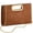 Coffee-suede, variant on JASGOOD Clutch Purse for Women Evening Clutch Handbag for Wedding Party Formal Evening Bag with Detachable Chain