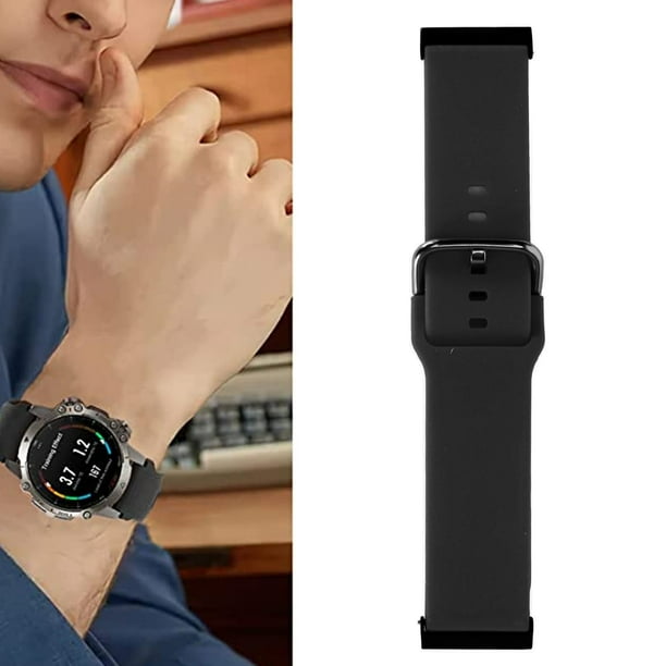 Correa De Reloj De Silicona Ajustable, Para Suunto7 Con Hebilla De Botón Cómoda Y Deportiva, Correas De Silicona Para Hombres Y Mujeres
