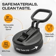 thumbnail image 6 of Jmoe USA Replacement Straw Lid for Tal Ranger Pro and Manna Water Bottles | Fits 18, 26, 40, 64 oz Sizes | Shatter Resistant Material | Made of Food-Grade Plastic & Silicone | Easy Twist Grip, 6 of 7