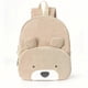 thumbnail image 2 of Kids Cute Cartoon Animal Backpack Corduroy Plush School Bag, Lightweight for Boys Girls, 2 of 5