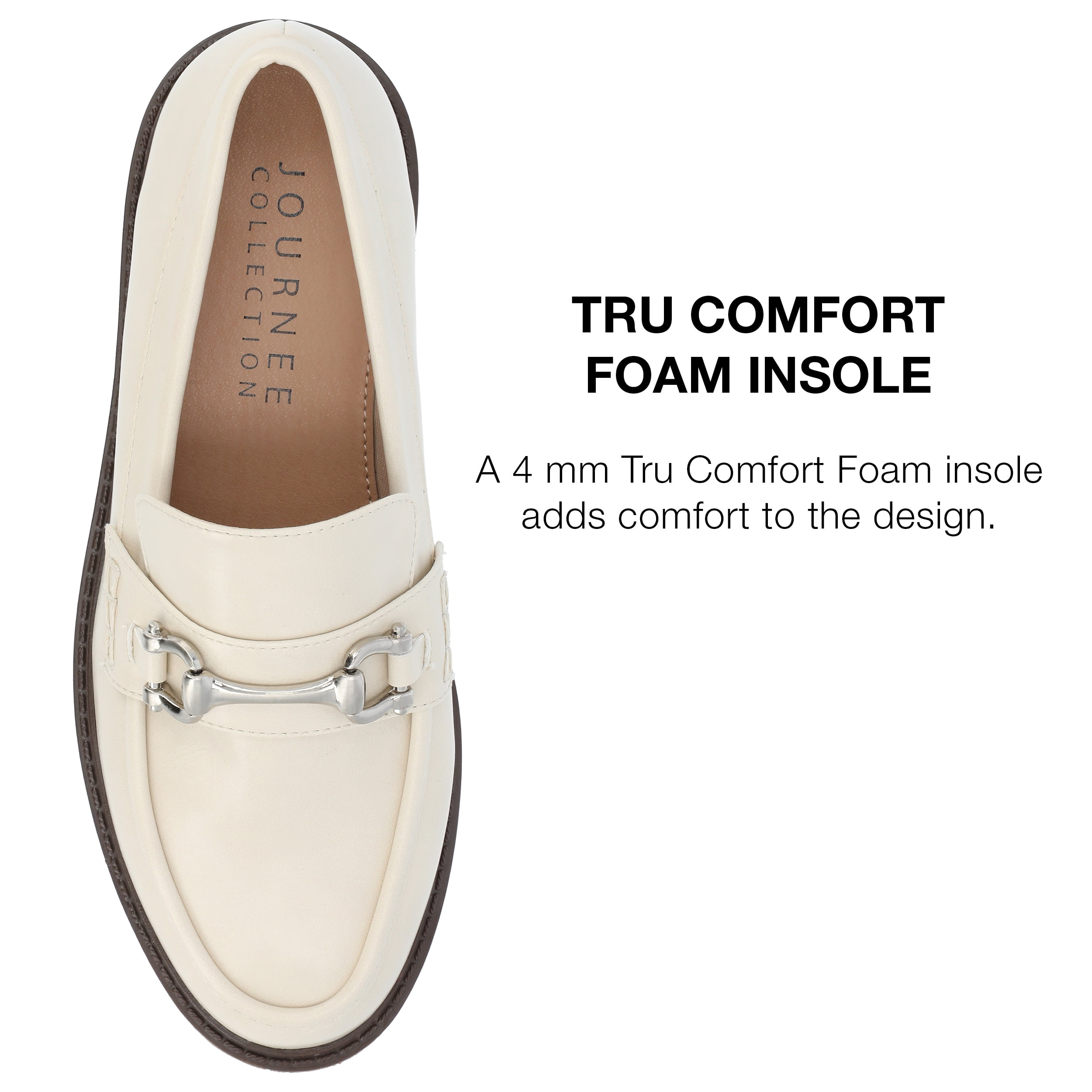 Journee Collection WomensTru Comfort Foam Jessamey Treaded Outsole Loafer Flats