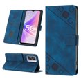 thumbnail image 1 of Compatible with OnePlus Nord N300 Classic Embossed PU Leather Case with Card Holder Shockproof Cover, 1 of 5