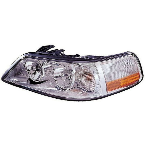 Left Headlight Assembly - Compatible with 2005 - 2011 Lincoln Town Car 2006 2007 2008 2009 2010