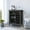 Espresso, variant on Gray Bar Cabinet With Ample Room For Wine And Drinking Accessories Storage Six Top Decor