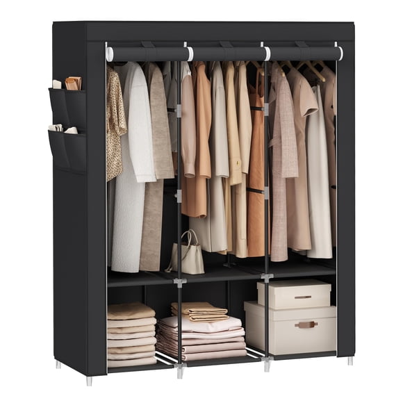 Organizador de armario portátil SONGMICS de 131 x 45 x 167 cm