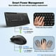 thumbnail image 3 of Combo de teclado y ratón inalámbricos ULSOU con reposamanos, 3 of 6