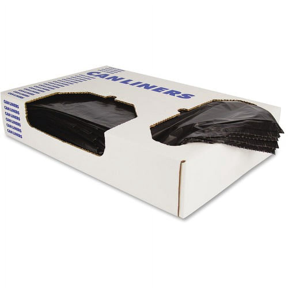 Heritage Low-Density Trash Bags, 12-16 gal, 0.7 mil, 24 x 32, Black, 500/Carton