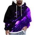 thumbnail image 3 of BiZtdJrK Men Big and Tall Graphic Hoodies Long Sleeve Drawstring Hooded Sweatshirt 3D Novelty Print Pullover Hoodies Casual Stylish Sweatshirts Prime Big Deal Days Purple XXL, 3 of 6