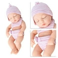 thumbnail image 6 of Reborn Doll Simulation Baby, 18cm Realistic Vinyl Lifelike Skin, Adjustable Limbs Photography Props, Art Collection Companion Gift for Children, 6 of 7