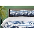thumbnail image 4 of Ambesonne Scenery Duvet Cover Sets, Mountain with Snow View, 2-Queen, Blue Grey Dark Blue, 4 of 7