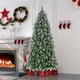 thumbnail image 3 of Costway 225 CM Árbol de Navidad Artificial Preiluminado, Árbol de Navidad con Bisagras y 1368 Ramas/560 Luces LED/8 Modos de Luz/Conos de Pino/Bayas Rojas, Árbol de Navidad para el Hogar, Oficina, 3 of 4