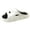 White, variant on Non- Cloud Mules for Women Men with Thick Sole, Orthopaedic Massage Slippers, Non- Bath Slippers(Brown,6.5)