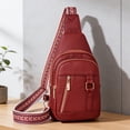 thumbnail image 3 of Leather Sling Bag for Women,Travel Small Sling Bag Crossbody Bags for Women-Vegan Leather Fanny Pack Crossbody Bags, 3 of 3