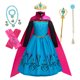 thumbnail image 1 of Vestidos de princesa Elsa Anna de Disney, vestido de malla con lentejuelas para niñas, disfraces de Reina de la nieve de Frozen, vestidos de fiesta de cumpleaños y Carnaval, 1 of 5