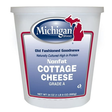 Michigan Brand Nonfat Cottage Cheese 24 Oz Walmart Com