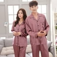 thumbnail image 6 of Baberdicy Womens Pajama Sets Women Ladies' Casual Spring Pure Color Long-Sleeved Comfortable Home Pyjamas Set Pajama Sets for Women 2 Piece M, 6 of 9