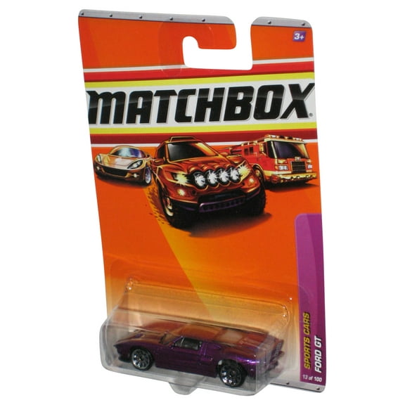 Matchbox Sports Cars (2009) Purple Ford GT Die-Cast Toy Car 13/100