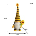 thumbnail image 3 of Xihbxyly Sombrero Largo Del Festival de Las Abejas, Adorable Muñeca Sin Rostro, Colgante de Girasol Enano, Decoración para El Hogar y La Oficina, Un Toque Mágico y Alegre, Regalo Navideño, Tamaño 38, 3 of 3