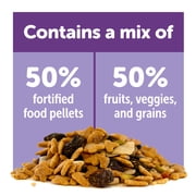 3-D Pet Products Natural Premium Cockatiel Bird Food, with 50% Fortified Pellets, 3 lbs, Dry