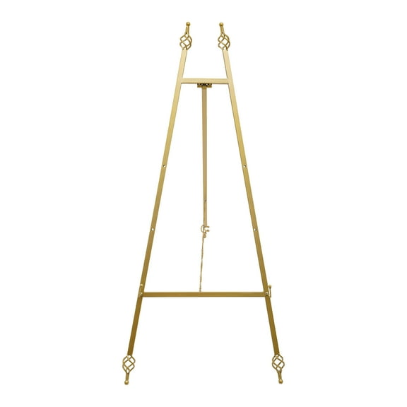 Wildnix Roadway Wedding Stand with Adjustable Inclination, Sturdy Steel Frame, Golden Color, Ideal for Displaying Photos and Decorations at Weddings