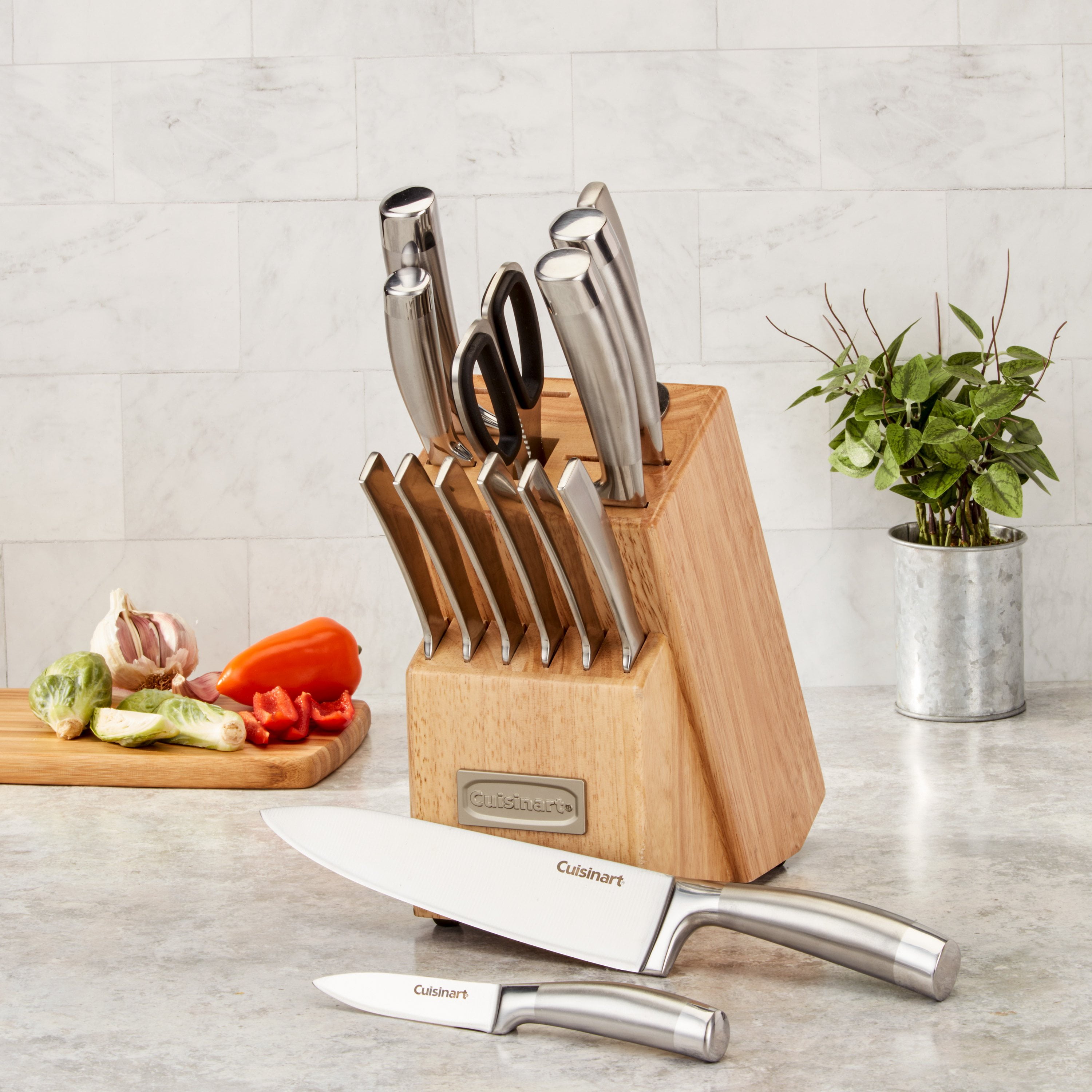 Cuisinart Professional Series German Stainless Steel 15 Piece Knife Block Set