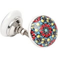thumbnail image 2 of Ajuny Set Of 10 Ceramic Knobs Multi Color for Dresser Drawers Cabinet Kitchen Cupboard, 2 of 4