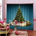thumbnail image 3 of 3D Christmas Bedroom Window Curtains For, 3 of 6