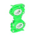 thumbnail image 1 of Green & White 360° Rotatable Bicycle Headlight Mount: Durable, Easy-Install Front Light Holder for Mountain & Sport Bikes – Secure Fixation, Compact Design, Essential Cycling Safety Accessory, 1 of 6