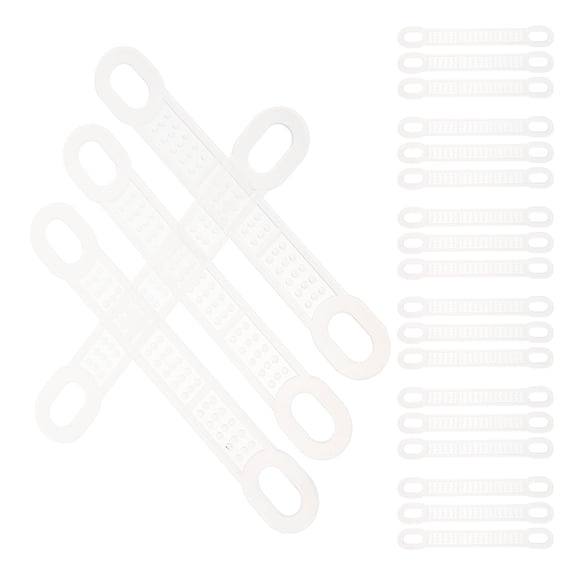 FOMIYES 100Ud Fundas Para Ropa De Silicona Transparente Con Antideslizante Para Universal