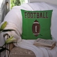 thumbnail image 3 of Carolines Treasures 8487PW1414 Football Canvas Fabric Decorative Pillow, 14Hx14W, multicolor, 3 of 4
