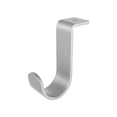 thumbnail image 2 of Silver Curtain Rod Top Bracket Base Bracket by Dusknt Closet Rod Brackets Duty Metal Wall Mount Rod Brackets with Screws Closet Pole Support for Living Room Bedroom Shelf, 2 of 9