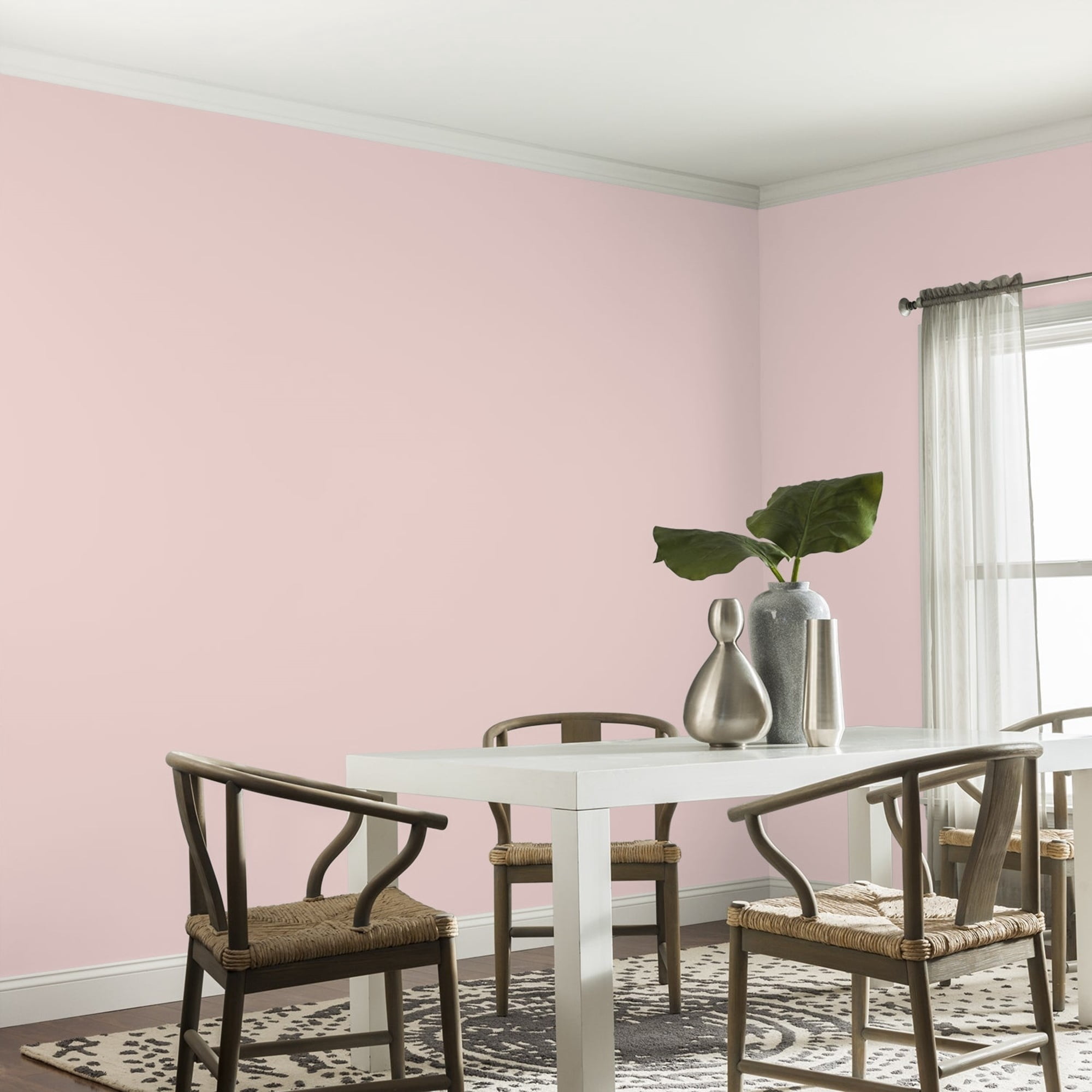 Glidden HEP Whirligig / Pink, Eggshell Interior Paint with Primer, 1 Quart