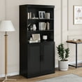 thumbnail image 2 of MAYEERTY Entryway Storage Cabinet Set of 2 Wood Accent Cabinet for Living Room,Black, 2 of 13