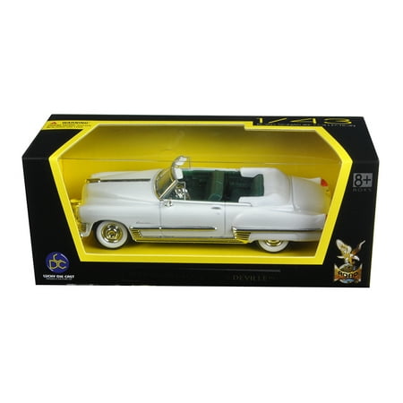 1949 Plymouth Coupe - 1949 Cadillac Coupe De Ville White 1/43 Diecast Model Car by Road Signature