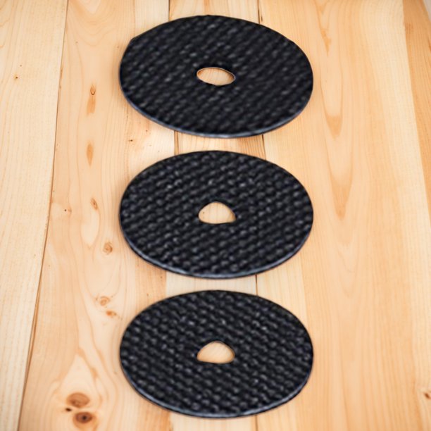 3 uds arandelas de freno de carrete de fibra de carbono arandelas de freno de carrete de pesca de alta