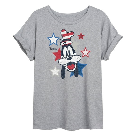 Disney - Americana - Americana Goofy  - Women's Oversized T-Shirt