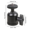 thumbnail image 5 of Sinyiin Universal 3/8 To 1/4 Thread Converter Adapter Fit For DSLR Action Cameras Projectors Tripod Photography And Phone Mounts, 5 of 9