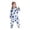 as the picture shows, variant on Girls Christmas Fleece One‑Piece Loungewear, Holiday Tree & Reindeer Print Zip‑Up Jumpsuit for Seasonal Home Wear(White,2-3 Years)
