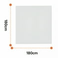 thumbnail image 2 of AUQ Gray Shower Curtain,Cotton Floral Cottagecore Shower Curtain for Bathroom 72" W X 72" L, 2 of 7