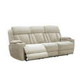 thumbnail image 6 of Pemberly Row Contemporary Fabric Power Console Sofa in Fossil Beige, 6 of 6