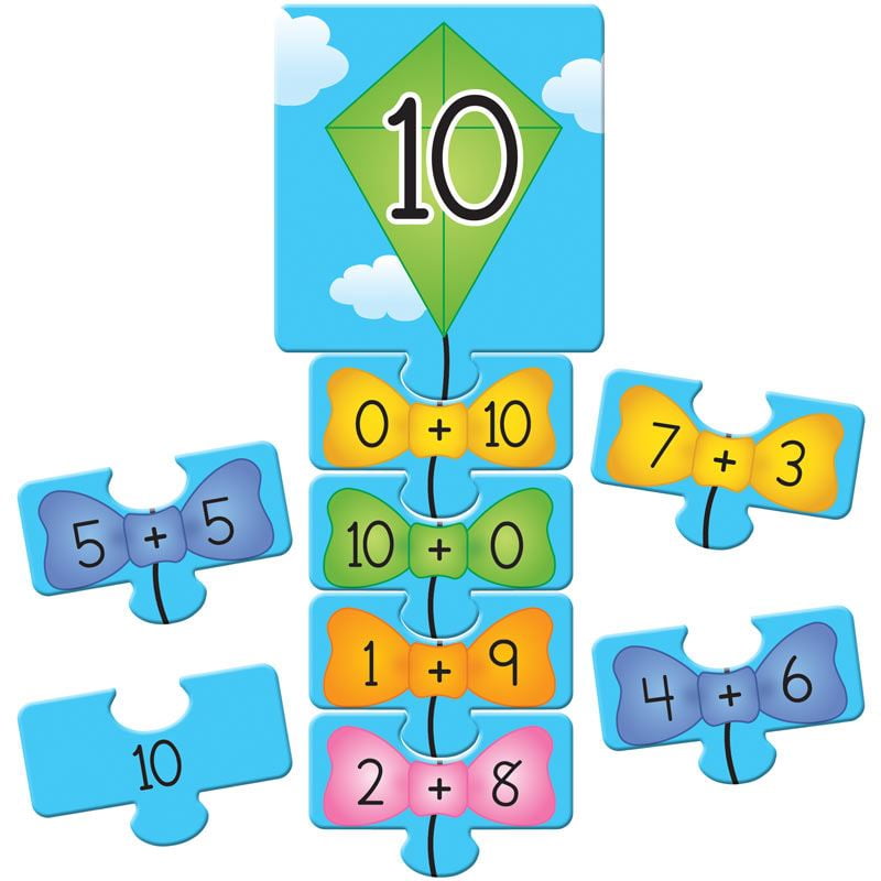 Kites And Tails Puzzles Set Numbers To 10
