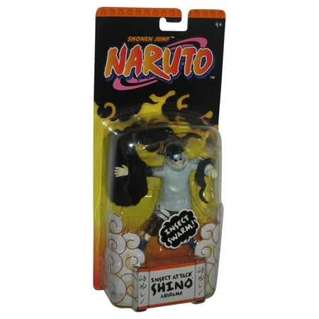 Naruto Shino Aburame (2006) Mattel Action Figure w/ Insect Swarm Attack ...