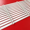 thumbnail image 4 of 12pcs LED Strips for For Hisense H65E3A HZ65AS5 HZ65A55 H65E3A-Y For Sharp LC-65Q7370U LC-65Q7300U LC-65Q7330U LC-65N7004U, 4 of 6