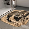 thumbnail image 2 of 1pc A Deer Lying in the Woods Absorbent Non-Slip Bathroom Thickened Flannel Rug Decor,Soft,Quick Drying,Suitable For Indoor/outdoor Use,Bathrooms,Bedrooms,Kitchens,Terrace,Laundry Rooms,16"x24", 2 of 9