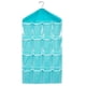 thumbnail image 1 of 16 bolsillos transparentes para colgar zapateros detrás de la puerta, puertas duraderas, bolsillos de almacenamiento para zapatos para puerta de armario para el hogar (azul), 1 of 5