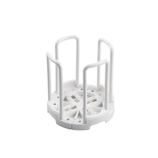 Inteprter Estante de drenaje para cuencos, organización de cocina, platos de encimera, estante de almacenamiento de platos, soporte de secado Cocina y Comedor blanco Inteprter HA061483-02B